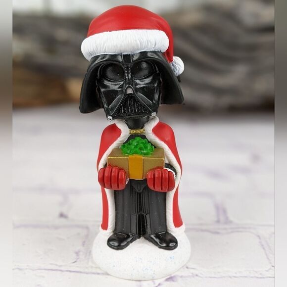 NIB Funko Bobble Head Star Wars Holiday Darth Vader - Picture 3 of 9